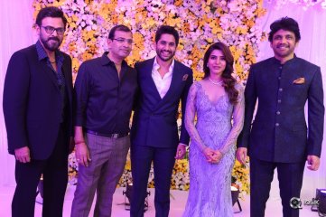 Celebs At Samantha Naga Chaitanya Wedding Reception